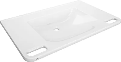 Immagine prodotto di KWC AR lavabo singolo, MEDCARE, MIRANIT, 850x150x550 mm, bianco, maniglia