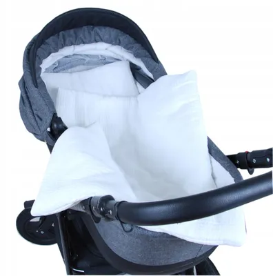 Produktbild von BabyLux Musselin Babydecke Kissen Set Baumwolle