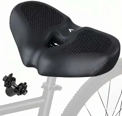 Obrázok produktu pre Bicyklové sedlo, 32 x 19 x 12 cm, čierne, pena, pre mestský bicykel