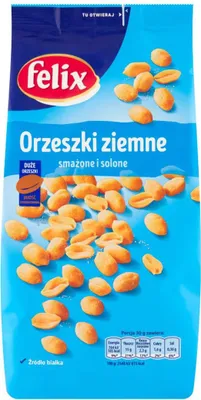 Zdjęcie produktu dla felix Orzeszki ziemne smażone i solone 800 g