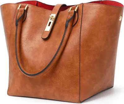 Produktbild von Große Damen Shopper Handtasche aus Kunstleder - Vielseitiger Henkeltasche und Schultertasche in Paris Design