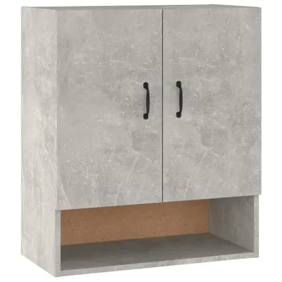 Zdjęcie produktu dla vidaXL Szafka ścienna betonowa szara 60x31x70 cm materiał drewnopochodny