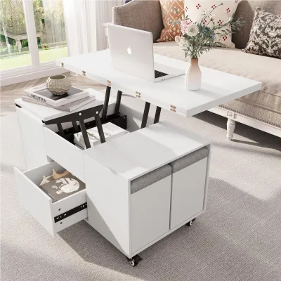 Produktbild von VOWNER Höhenverstellbarer Couchtisch, 4-in-1 Multifunktion