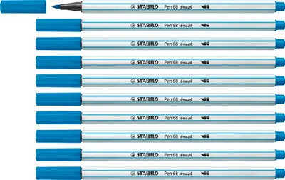 Produktbild von STABILO Premium-Filzstift mit Pinselspitze für variable Strichstärken - Pen 68 brush -…