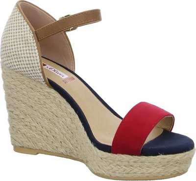 Produktbild von s.Oliver Damen Riemchensandalen in Rot, Größe 38