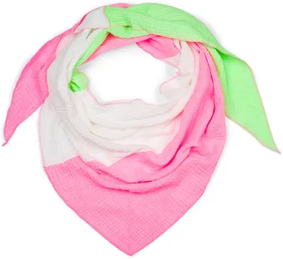 Image de styleBREAKER : Écharpe triangulaire en mousseline pour femmes, 3 couleurs | Foulard en coton pastel pour le printemps et l'été | Écharpe triangulaire légère en tissu de mousseline | Fabriqué en Italie