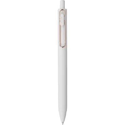Produktbild von Mitsubishi Pencil uniball ONE Gel-Kugelschreiber Roségold-Version - 0,5 mm - Weiß