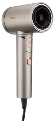 Image de Sèche-cheveux Ufesa Pro Ionic Go, Moteur numérique BLDC, 1600 W, Technologie ionique, 3 niveaux de température, Doré
