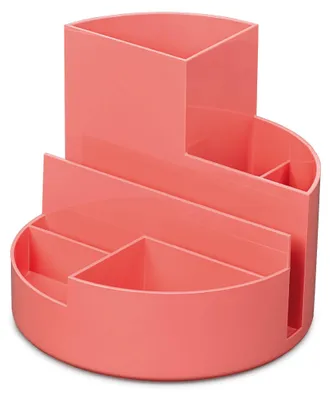 Productafbeelding van MAUL potloodendoos MAULrond, kunststof, 14 x 14 x 12,5 cm, kleur: roze