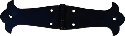 Produktbild von 2 Stück IHC Schwarz Alt Scharnier Beschläge restaurierungsschop Torband Möbelband 168x50mm