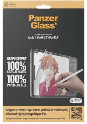 Productafbeelding van PanzerGlass GraphicPaper Ultra-Wide Fit Screenprotector voor de Apple iPad Air 11 inch (2026) M4 / (2025) M3 / (2024) M2 / iPad 11 (2025) 11 inch A16 / iPad 10 (2022) 10.9 inch