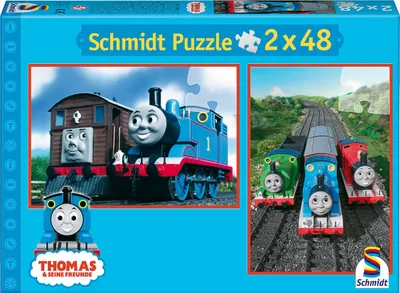 Image de Thomas et ses amis, puzzle 2 x 48 pièces