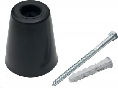 Produktbild von Schwarze Garagenstosstange - 2Er-Set