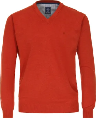 Produktbild von REDMOND Casual Herren Pullover Langarm V-Neck Comfort Terra 5XL