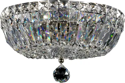 Produktbild von Maytoni Basfor Kronleuchter DIA100-CL-03-N 3xE14, Nickel Antik, aus Metall, exkl. Leuchtmittel