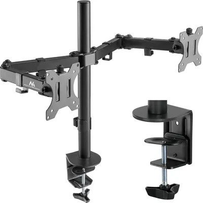 Produktbild von dvojnásobný stolní držák na monitor s plným pohybem 17-32" palců 75x75 100x100 VESA