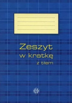 Image de Zeszyt w kratkę z tłem 64 kartki niebieski