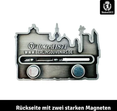 Produktbild von Berlin Magnet, Berlin Souvenirs, Kühlschrankmagnet Berlin, Geschenk zum Reisegutschein nach Berlin, Deutschland Andenken