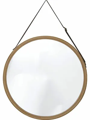 Immagine prodotto di Specchio da bagno con cornice in bambù LYSA, Ø 38 cm