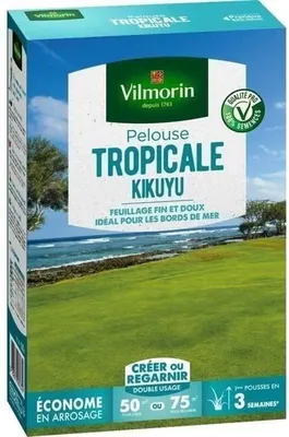 Obrázok produktu pre Trávnikové osivo Küste Vilmorin Les Tropicales Kikuyu, 500 g, 50-75 m²