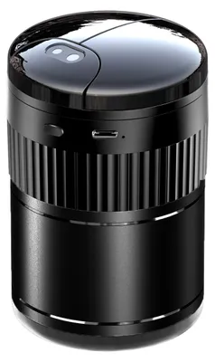 Produktbild von Aschenbecher Automatisches Öffnen und Schließen Infrarotsensor USB wiederaufladbarer rauchfreier lichtempfindlicher Spiegelaschenbecher Innenzubehör