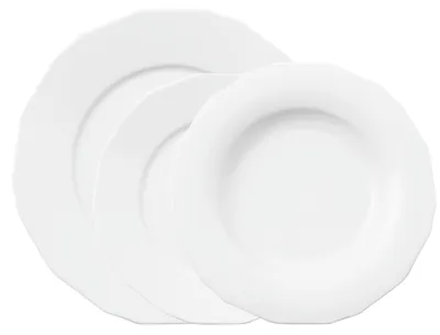 Obrázek produktu pro Arthur Krupp 67390-A2, 4 člověk/lidí, Porcelán, Bílá, Garden, Kulatý, 28,5 cm