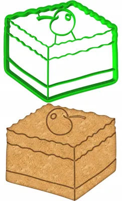 Produktbild von Cookie Monster Ausstecher Sernik 1 für Plätzchen Motiv 8 cm