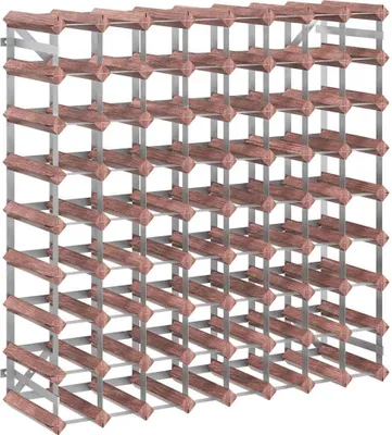 A product shot of a wine rack.