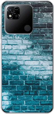 Produktbild von König Design Hülle kompatibel mit Xiaomi Redmi 10A Kunststoff Soft Handyhülle - Handy Case Ziegelwand