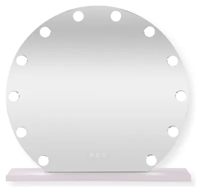 Immagine prodotto di SensaHome Hollywood specchio con illuminazione - 3 posizioni - 2700 K/4500 K/6400 K - specchio per il trucco - luce regolabile - 60 cm - bianco