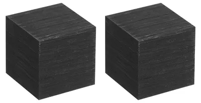 Grafitplatte 10x10x0,4 mm, 2 Stück, für Schmelzen & Elektrolyse