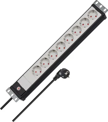 Productafbeelding van brennenstuhl1156057028 brennenstuhl, stekkerdoos Premium-Line, 19 inch, 8 stopcontacten