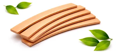Produktbild von Federholzleisten für Lattenroste, Buchenholzstreifen, 20/30 Stück, 53 mm x 8 mm, Längen: 695/795/895 mm