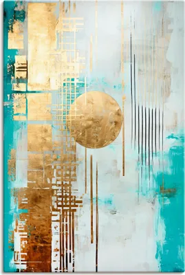 Produktbild von ARTland Leinwandbild ABSTRAKTE KUNST Himmelspforte Größe: 80x120 cm