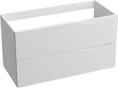 Produktbild von LAVITA Badezimmerschrank Minnesota Weißer Glanz 1000 | Hängeschrank | Badschrank | Waschtischschrank | Schrank 100cm Breit | Mehrzweckschrank | Hängeschrank fürs Bad | Lackierte Platte | 46x100,5x54,2 cm |