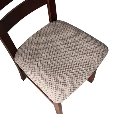 Productafbeelding van Genina stoelhoezen voor eetkamerstoelen, stoelhoezen, keukenstoelhoezen (taupe, 6 stuks)