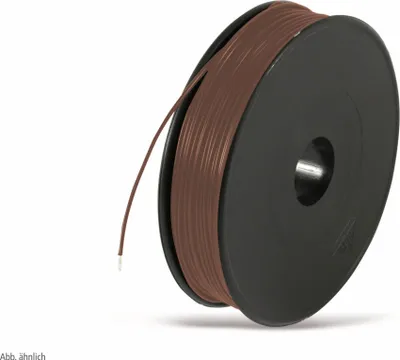 Produktbild von RAUTRONIC Schaltdraht YV, 0,8 mm, 25 m, braun