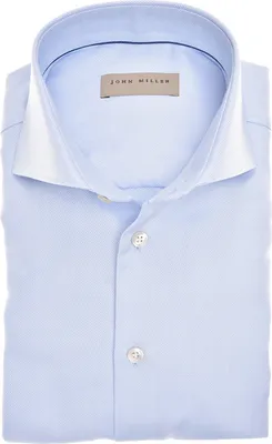 Produktbild von John Miller Hemd hellblau Baumwolle Tailored Fit