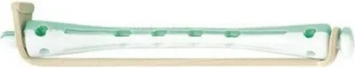 Produktbild von Sinelco Permanent Lockenwickler Lang 12st Grün Weiß 6mm