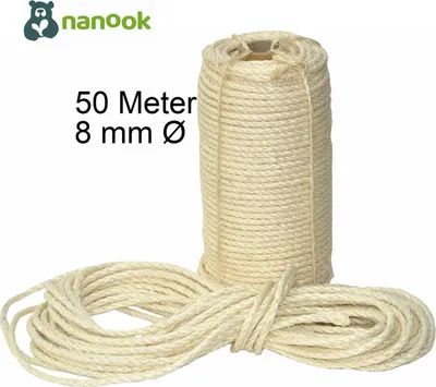 Image de Arbre à chat corde en sisal naturel 8 mm - 50 m