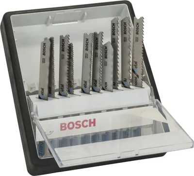 Zdjęcie produktu dla Zestaw brzeszczotów do wyrzynarki Bosch Robust Line Metal Expert, wałek T, 10 szt. -2607010541