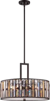Produktbild von Elstead Gemma Hängeleuchte E27 3-fach Vintage-Bronze