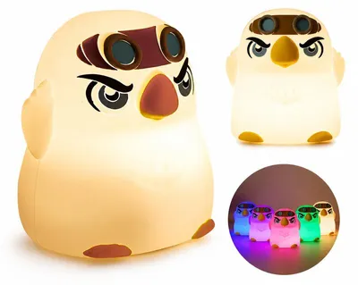 Produktbild von Baby Nachtlicht Silikon, LED Nachtlampe für Kinder mit 7 Farben Farbwechsel, Touch Sensor und 1200mAh Akku, weiches Schlaflicht für Babyzimmer
