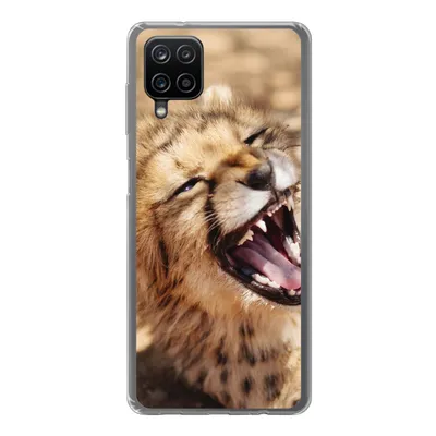 Produktbild von MuchoWow® Handyhülle Schutzhülle Hülle für Samsung Galaxy A12 Gepard - Tier - Nahaufnahme Silikon Softcase Handy Hülle - Bild