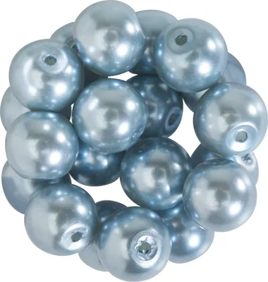 Produktbild von Glaswachsperlen Ø 10 mm, 20 Stück Hellblau
