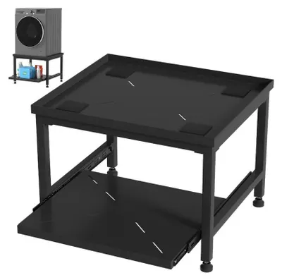 Produktbild von Aopunly Waschmaschinen Untergestell Schwarz Unterbausockel 63x54x45.5cm