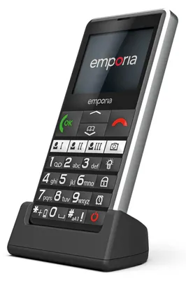Produktbild von Emporia emporiaPURE-LTE, Balken, Single SIM, 5,87 cm (2.31"), 2 MP, 1400 mAh, Schwarz