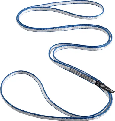 10 mm Dynex Runner von Black Diamond; 30 cm lang; geeignet für Klettern; in blauer und grauer Farbgebung.