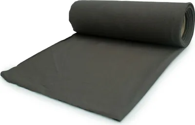 Produktbild von French Terry, Baumwolle Sweatshirtstoff, Dunkelgrau 50 x 185 cm