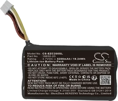 Produktbild von TECHTEK Akku Kompatibel mit [Ezviz] DB2C Ersetzt 18650-03